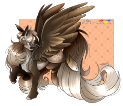 Size: 1330x1144 | Tagged: safe, artist:legendaryshadee, derpibooru import, oc, oc:mrochina, pegasus, pony, female, mare, solo