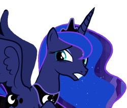 Size: 1275x1080 | Tagged: safe, derpibooru import, edit, edited screencap, screencap, princess luna, alicorn, pony, do princesses dream of magic sheep, g4, background removed, crown, ethereal mane, ethereal tail, female, jewelry, long mane, mare, peytral, regalia, simple background, slender, solo, spread wings, starry mane, starry tail, tail, thin, transparent background, wings