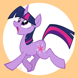 Size: 1260x1260 | Tagged: safe, artist:endorsed_dr, derpibooru import, twilight sparkle, unicorn twilight, pony, unicorn, g4, horn, simple background, solo