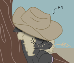 Size: 1472x1268 | Tagged: safe, artist:thomas.senko, derpibooru import, oc, oc only, oc:black betty, earth pony, pony, blonde, cowboy hat, cowgirl, cute, dark skin, earth pony oc, eep, female, freckles, hat, sleeping, sleepy, solo