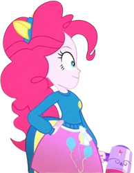 Size: 1959x2520 | Tagged: safe, derpibooru import, edit, edited screencap, editor:homersimpson1983, screencap, pinkie pie, equestria girls, g4, background removed, female, megaphone, not a vector, simple background, solo, transparent background, wondercolt ears, wondercolts, wondercolts uniform