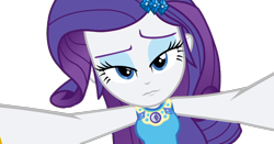 Size: 1848x970 | Tagged: safe, derpibooru import, edit, edited screencap, screencap, rarity, human, better together, camping must-haves, equestria girls, g4, background removed, eyeshadow, female, geode of shielding, magical geodes, makeup, not a vector, rarity peplum dress, simple background, solo, transparent background