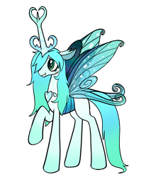 Size: 1444x1670 | Tagged: safe, artist:fillyfool, derpibooru import, queen chrysalis, changedling, changeling, g4, cute, cutealis, gradient mane, gradient tail, horn, long horn, long legs, purified chrysalis, raised hoof, raised leg, simple background, slender, solo, tail, tall, thin, transparent background, wings