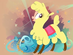 Size: 1024x768 | Tagged: safe, ai content, derpibooru import, machine learning generated, paprika paca, alpaca, them's fightin' herds, community related, prompter:cypher, solo