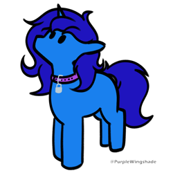 Size: 3000x3000 | Tagged: safe, artist:purple wingshade, derpibooru import, oc, oc only, oc:delly, pony, unicorn, horn, simple background, solo, transparent background