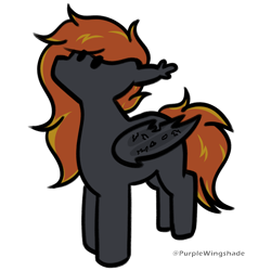 Size: 3000x3000 | Tagged: safe, artist:purple wingshade, derpibooru import, oc, oc only, oc:shadow trail, bat pony, pony, simple background, solo, transparent background