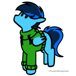 Size: 3000x3000 | Tagged: safe, artist:purple wingshade, derpibooru import, oc, oc only, oc:cobalt chaser, pegasus, pony, simple background, solo, transparent background