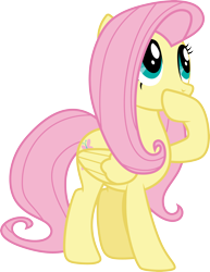 Size: 3000x3878 | Tagged: safe, artist:cloudy glow, derpibooru import, fluttershy, pegasus, pony, g4, sonic rainboom (episode), female, mare, simple background, solo, transparent background, vector