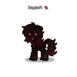 Size: 400x400 | Tagged: safe, derpibooru import, pony, undead, vampire, vampony, digital art, pixel art, pony town, simple background, solo, transparent background