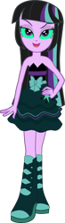 Size: 879x3000 | Tagged: safe, artist:fireluigi29, derpibooru import, twilight sparkle, oc, oc:twivine sparkle, human, equestria girls, g4, bare shoulders, clothes, dress, fall formal outfits, female, simple background, sleeveless, solo, strapless, transparent background