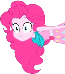 Size: 2230x2520 | Tagged: safe, derpibooru import, edit, edited screencap, editor:homersimpson1983, screencap, pinkie pie, human, equestria girls, g4, background removed, bare shoulders, female, not a vector, simple background, sleeveless, solo, transparent background