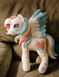 Size: 640x830 | Tagged: safe, artist:briarblue, derpibooru import, star catcher, pegasus, pony, g3, female, handmade, irl, mare, photo, plushie, solo, three toned mane, two toned mane