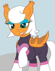 Size: 728x942 | Tagged: safe, artist:cmara, derpibooru import, bat pony, pony, female, ponified, rouge the bat, rule 85, solo, sonic the hedgehog (series), species swap