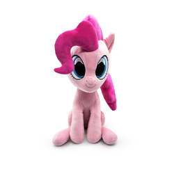 Size: 1500x1500 | Tagged: safe, artist:youtooz, derpibooru import, pinkie pie, earth pony, pony, g4, irl, photo, pinkie pie plushie, plushie, simple background, white background, youtooz