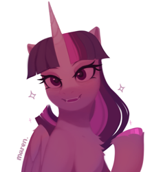 Size: 2880x3255 | Tagged: safe, artist:maren, derpibooru import, twilight sparkle, twilight sparkle (alicorn), alicorn, pony, g4, solo