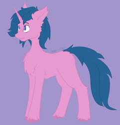 Size: 2256x2338 | Tagged: safe, artist:ollie sketchess, derpibooru import, oc, oc only, pony, unicorn, commission, horn, simple background, solo, unnamed oc