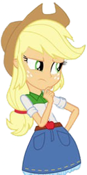 Size: 1264x2520 | Tagged: safe, derpibooru import, edit, edited screencap, editor:homersimpson1983, screencap, applejack, human, equestria girls, g4, background removed, female, needs more jpeg, not a vector, solo