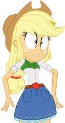 Size: 1329x2520 | Tagged: safe, derpibooru import, edit, edited screencap, editor:homersimpson1983, screencap, applejack, equestria girls, g4, background removed, female, needs more jpeg, not a vector, solo