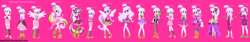 Size: 1280x215 | Tagged: safe, artist:mak2020, artist:selenaede, derpibooru import, oc, oc only, equestria girls, g4, archery, boots, crystal guardian, equestria girls-ified, five nights at freddy's, five nights at freddy's: security breach, glamrock chica, high heel boots, lowres, purple background, shoes, simple background, solo