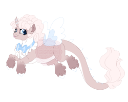 Size: 4400x3500 | Tagged: safe, artist:gigason, derpibooru import, oc, oc only, oc:button, draconequus, female, offspring, parent:discord, parent:lily lace, simple background, solo, tongue, tongue out, transparent background