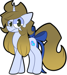 Size: 1651x1849 | Tagged: safe, artist:saveraedae, derpibooru import, oc, oc only, oc:benjamane hoofington, pony, unicorn, annoyed, bow, crossover, gradient mane, horn, male, simple background, solo, tail, tail bow, the mark side, transparent background