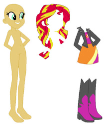 Size: 452x535 | Tagged: safe, artist:selenaede, derpibooru import, sunset shimmer, equestria girls, g4, solo