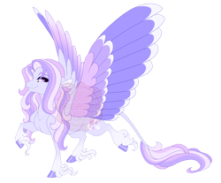 Size: 4600x3800 | Tagged: safe, artist:gigason, derpibooru import, oc, oc:lilly wind, pegasus, pony, absurd resolution, colored wings, female, magical lesbian spawn, mare, multicolored wings, offspring, parent:fleur-de-lis, parent:flitter, simple background, solo, transparent background, unshorn fetlocks, wings