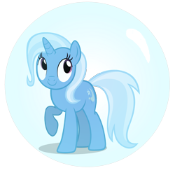 Size: 2160x2160 | Tagged: safe, artist:deshawndeviant2007, derpibooru import, trixie, pony, unicorn, bubble, female, horn, mare, simple background, solo, transparent background