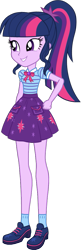 Size: 351x1080 | Tagged: safe, artist:cwt10101, derpibooru import, sci-twi, twilight sparkle, human, better together, equestria girls, g4, clothes, female, missing accessory, ponytail, shoes, simple background, solo, transparent background, vector