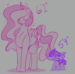 Size: 3502x3485 | Tagged: safe, artist:2hrnap, derpibooru import, princess celestia, twilight sparkle, g4