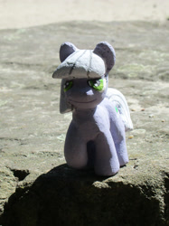 Size: 1772x2363 | Tagged: safe, alternate version, artist:malte279, derpibooru import, part of a set, limestone pie, earth pony, pony, g4, animated, concrete, craft, female, mare, outdoors, sculpture, solo, ytong