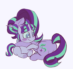 Size: 1280x1217 | Tagged: safe, artist:takoishi, derpibooru import, starlight glimmer, pony, unicorn, g4, bangs, blush lines, blushing, comforting, cute, duality, duo, duo female, ears, eyebrows, eyebrows visible through hair, female, filly, filly starlight glimmer, floppy ears, foal, glimmerbetes, horn, hug, looking down, mare, self paradox, self ponidox, simple background, smiling, time paradox, white pupils, younger