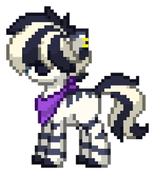 Size: 245x275 | Tagged: safe, derpibooru import, oc, oc only, pony, zebra, pony town, simple background, solo, transparent background, zebra oc