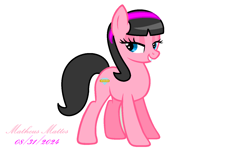 Size: 1486x908 | Tagged: safe, artist:matheusmattos75, derpibooru import, earth pony, pony, g4, female, ponified, rule 85, simple background, solo, the fairly oddparents, trixie tang, white background