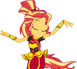 Size: 3331x3000 | Tagged: safe, artist:cloudy glow, derpibooru import, sunset shimmer, human, dance magic, equestria girls, g4, equestria girls specials, female, flamenco dress, simple background, solo, sunset shimmer flamenco dress, transparent background, vector