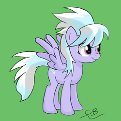 Size: 950x950 | Tagged: safe, artist:dawn-sparkle06, derpibooru import, cloudchaser, pegasus, pony, g4, 2013, artifact, female, green background, mare, simple background, solo