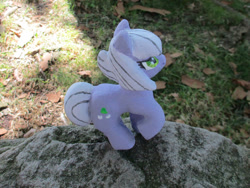 Size: 1032x775 | Tagged: safe, alternate version, artist:malte279, derpibooru import, part of a set, limestone pie, earth pony, pony, g4, animated, concrete, craft, female, mare, outdoors, sculpture, solo, ytong