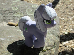 Size: 3082x2311 | Tagged: safe, alternate version, artist:malte279, derpibooru import, part of a set, limestone pie, earth pony, pony, g4, animated, concrete, craft, female, mare, outdoors, sculpture, solo, ytong