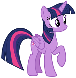 Size: 6477x6626 | Tagged: safe, artist:andoanimalia, derpibooru import, twilight sparkle, twilight sparkle (alicorn), alicorn, pony, g4, top bolt, female, folded wings, mare, raised hoof, raised leg, simple background, solo, transparent background, vector, wings