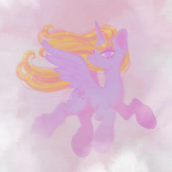 Size: 894x894 | Tagged: safe, artist:lompyloops, derpibooru import, oc, oc only, alicorn, pony, solo