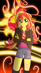 Size: 720x1280 | Tagged: safe, artist:pawersmile, derpibooru import, sunset shimmer, equestria girls, g4, solo