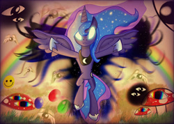 Size: 1280x913 | Tagged: safe, artist:pawersmile, derpibooru import, princess luna, alicorn, pony, solo