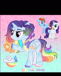 Size: 1440x1799 | Tagged: safe, artist:crem-shop, derpibooru import, rainbow dash, rarity