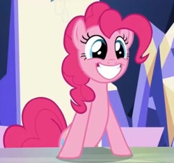 Size: 1067x1000 | Tagged: safe, derpibooru import, screencap, pinkie pie, g4, cropped, cutie map, female, solo, twilight's castle