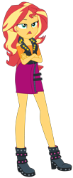 Size: 1983x4828 | Tagged: safe, artist:gmaplay, derpibooru import, sunset shimmer, better together, equestria girls, forgotten friendship, g4, equestria girls specials, simple background, solo, transparent background