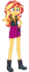 Size: 1900x4743 | Tagged: safe, artist:gmaplay, derpibooru import, sunset shimmer, better together, equestria girls, forgotten friendship, g4, equestria girls specials, simple background, solo, transparent background