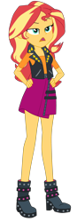 Size: 1674x4799 | Tagged: safe, artist:gmaplay, derpibooru import, sunset shimmer, better together, equestria girls, forgotten friendship, g4, equestria girls specials, simple background, solo, transparent background