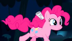 Size: 936x544 | Tagged: safe, derpibooru import, screencap, pinkie pie, pony, daring done?, g4, running, solo