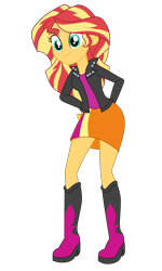 Size: 2300x3831 | Tagged: safe, artist:gmaplay, derpibooru import, sunset shimmer, equestria girls, g4, rainbow rocks, cute, rainbow rocks 10th anniversary, shimmerbetes, solo, sunset shimmer day