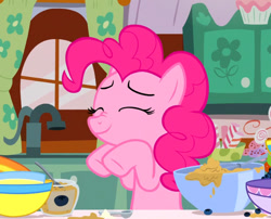 Size: 703x569 | Tagged: safe, derpibooru import, pinkie pie, earth pony, pony, g4, secrets and pies, indoors